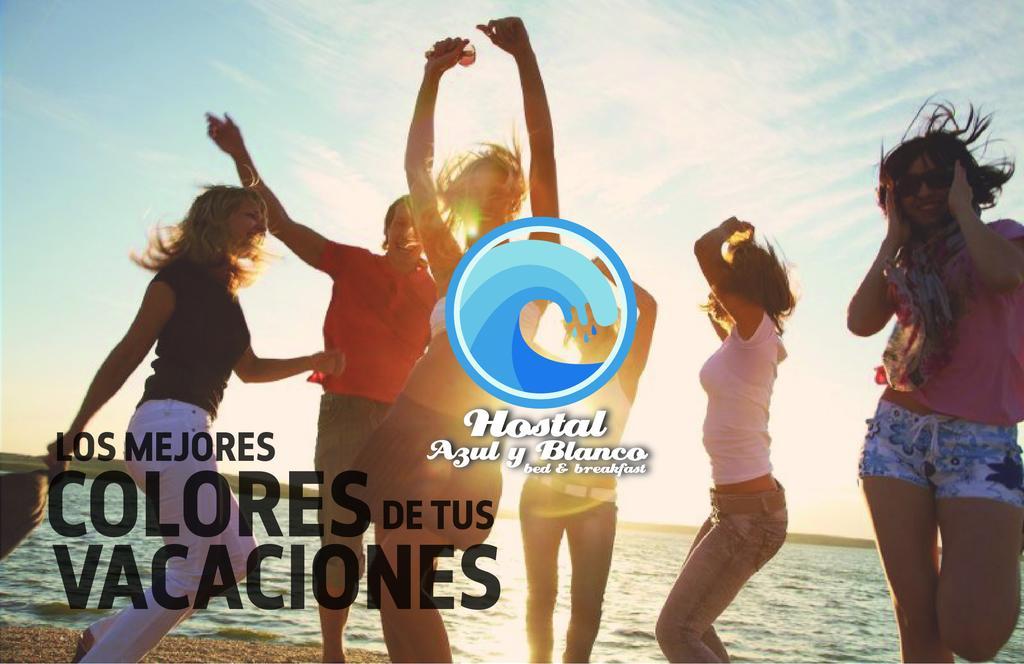 Hostal Azul Y Blanco سانتا كروز هواتولكو المظهر الخارجي الصورة